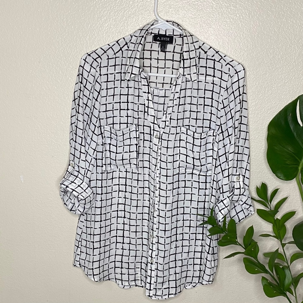 Striped Button Down Long Sleeve